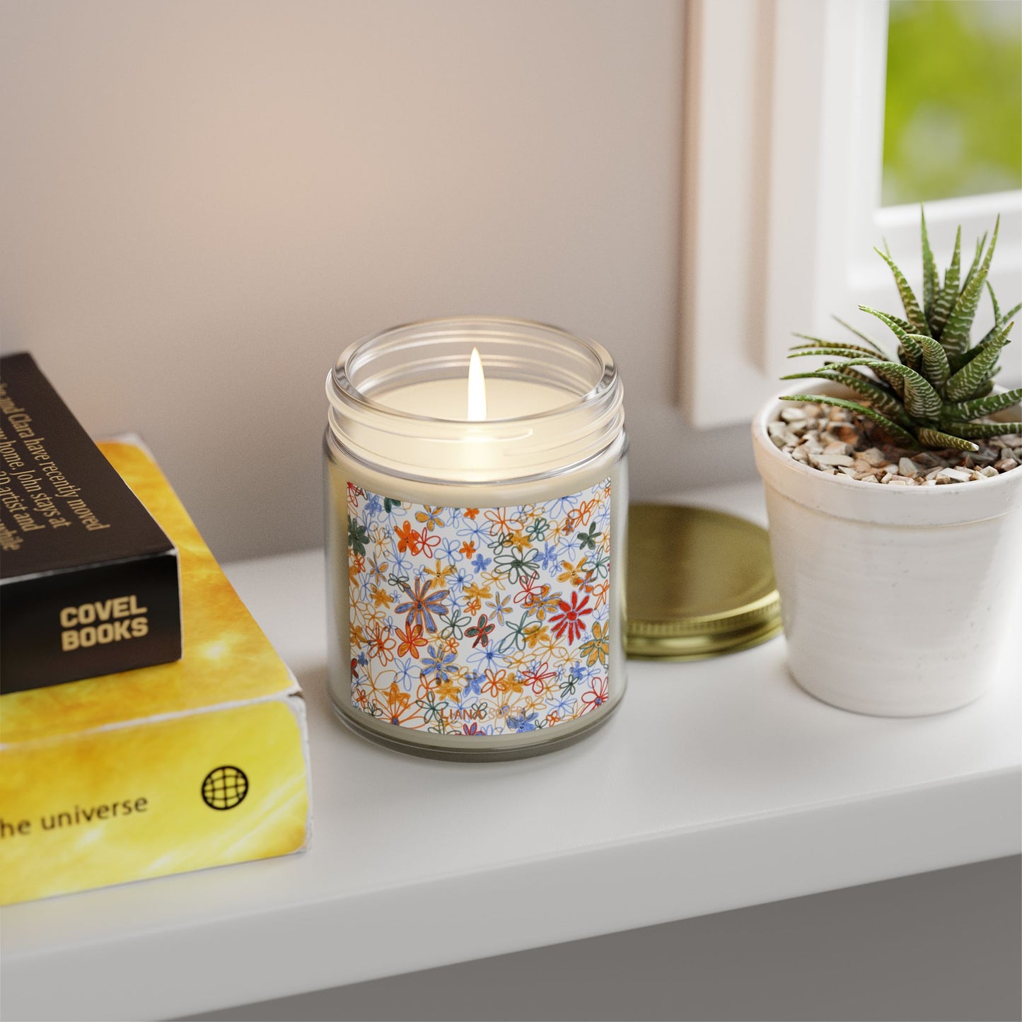 Candle // "April Showers" Flower Art Print