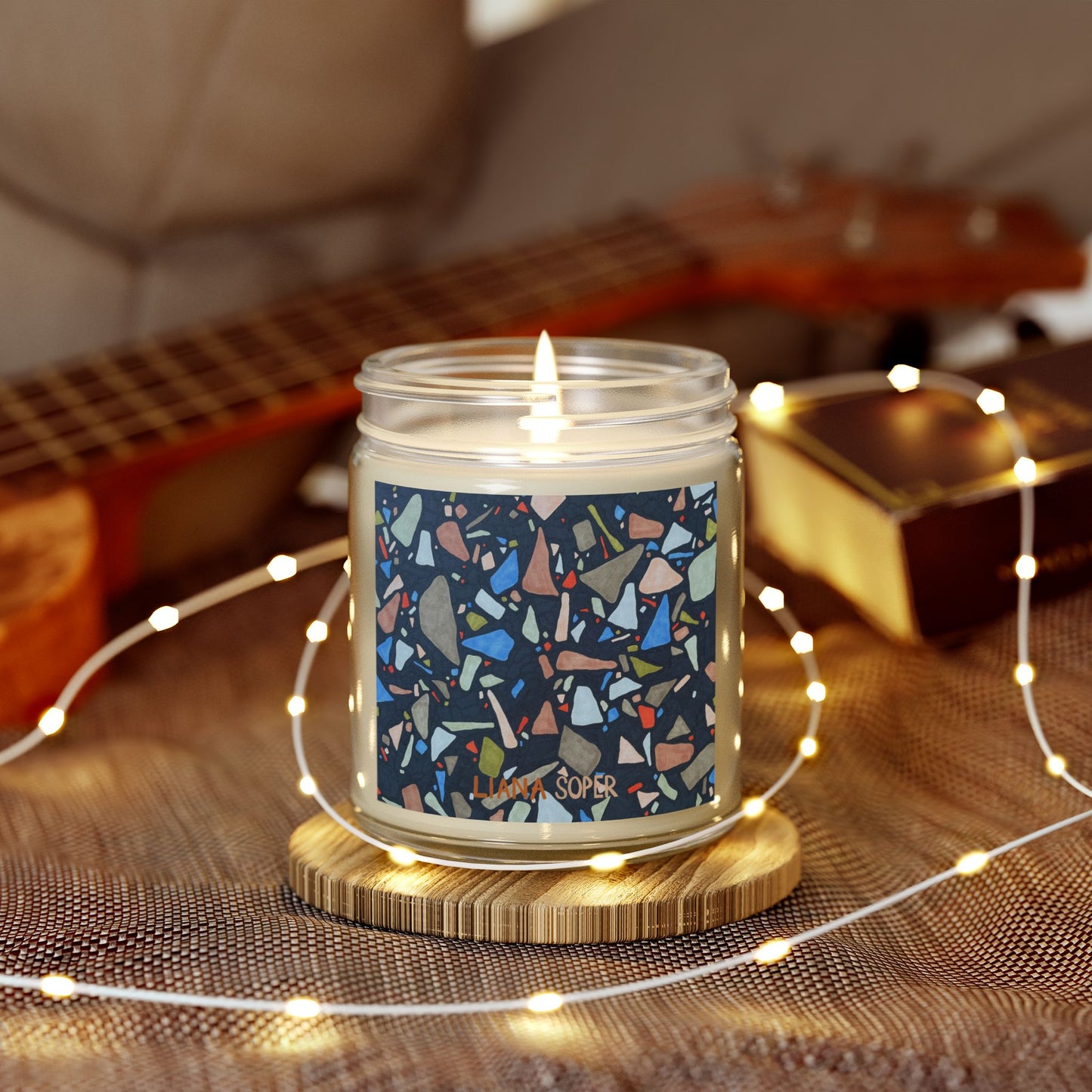 Candle // "Embracing Change" Terrazzo Art Print
