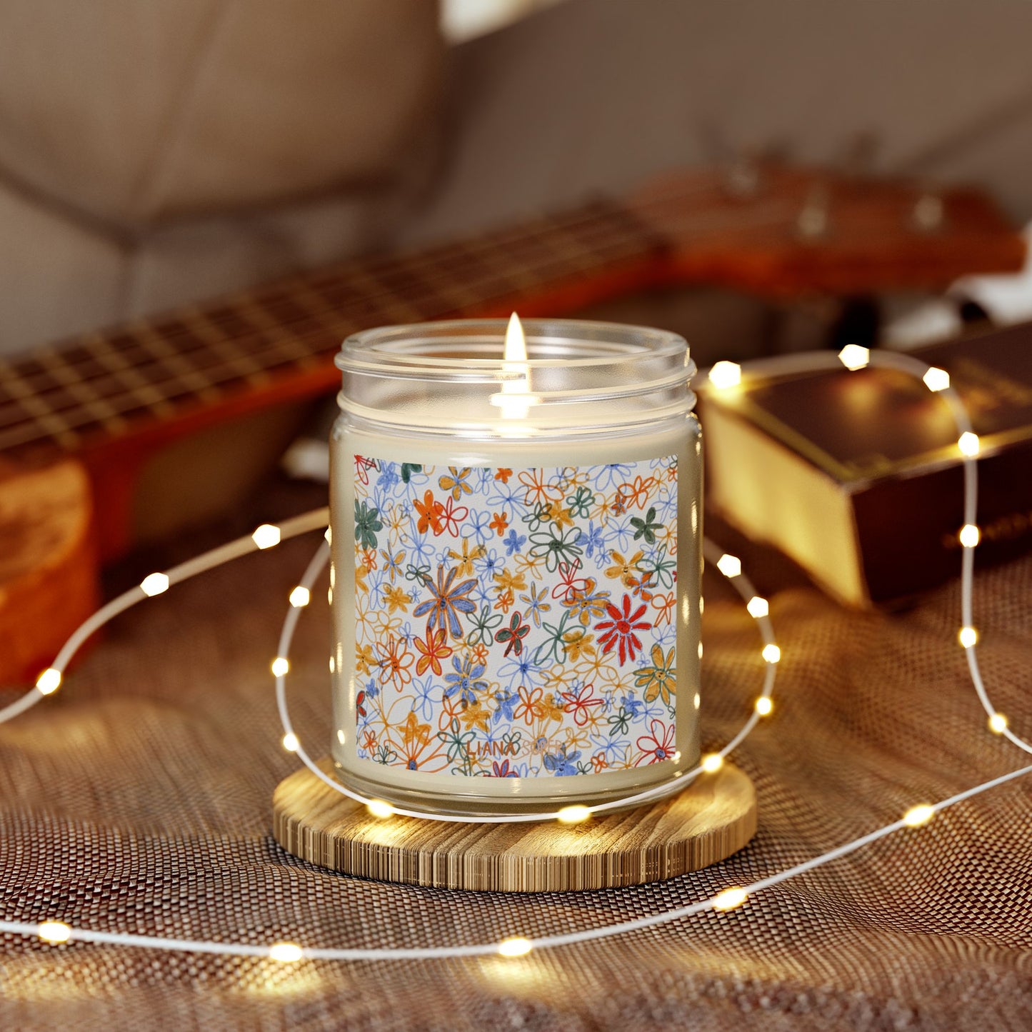 Candle // "April Showers" Flower Art Print