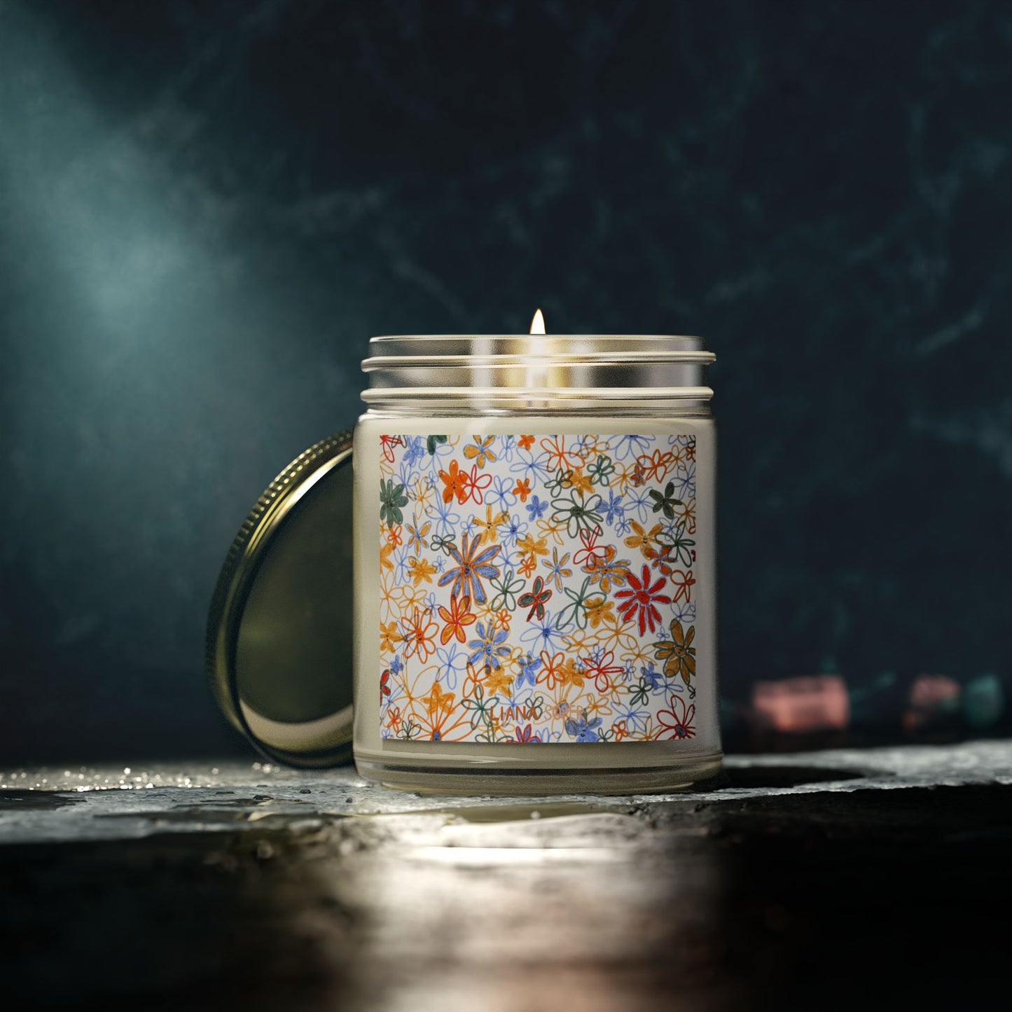 Candle // "April Showers" Flower Art Print