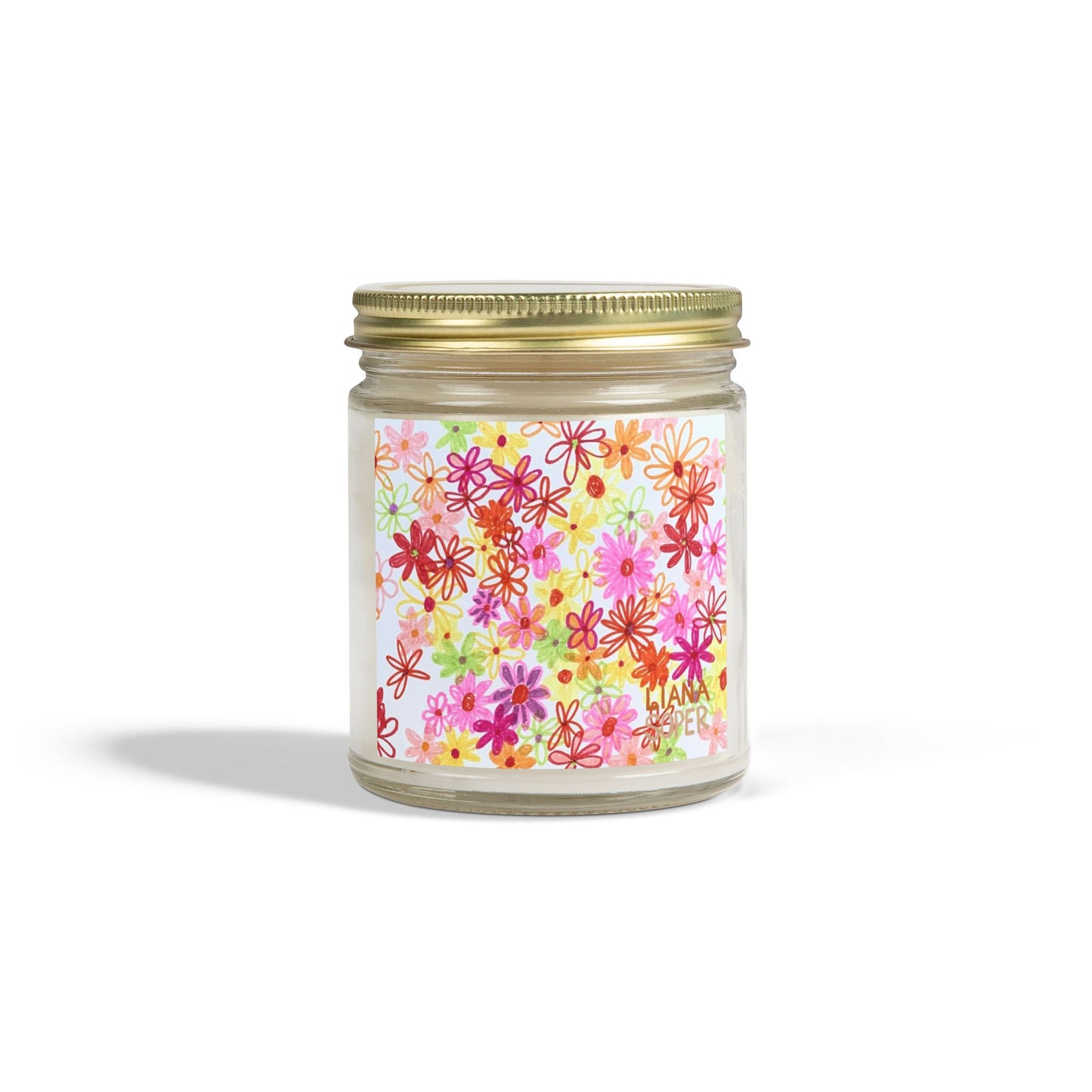 Candle // "I Deserve It" Flower Art Print