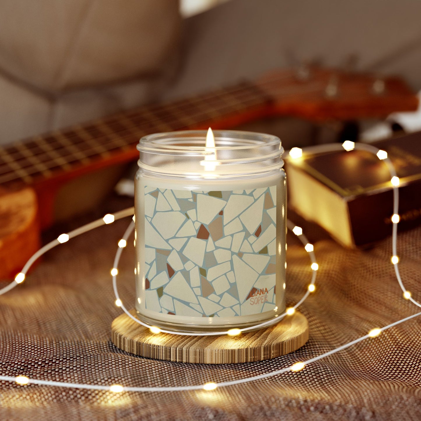 Candle // "End Of Summer" Terrazzo Art Print