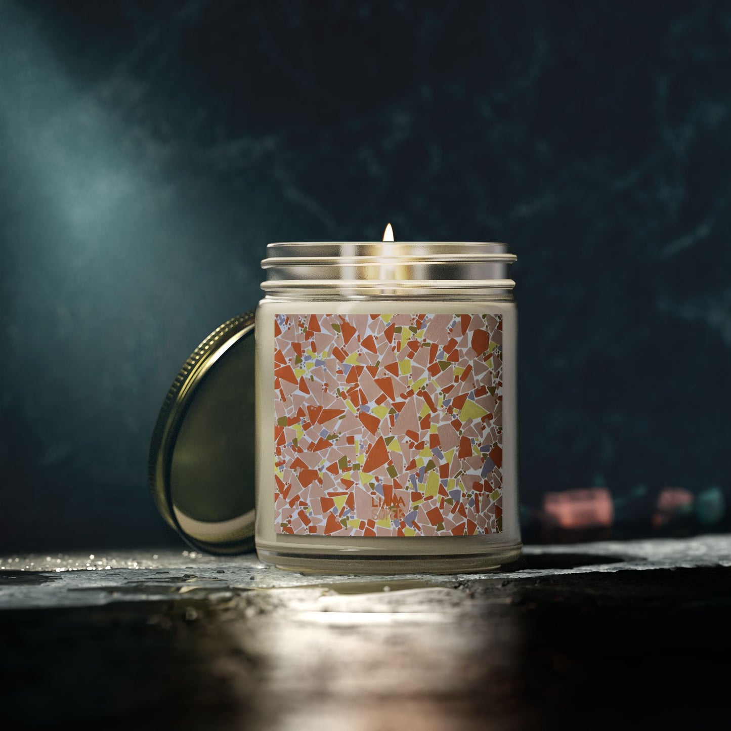 Candle // "Citrus" Terrazzo Art Print
