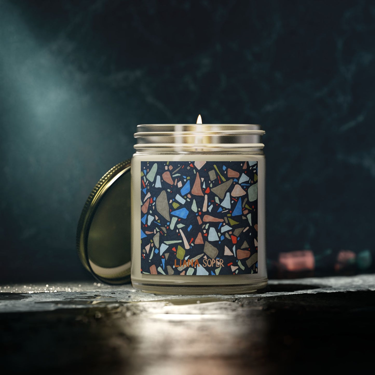 Candle // "Embracing Change" Terrazzo Art Print
