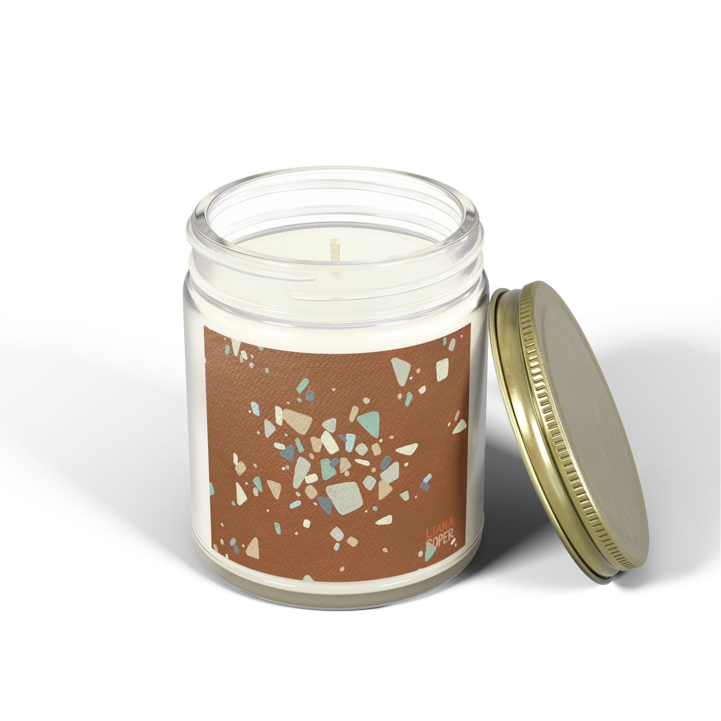 Candle // "It's Happening" Terrazzo Art Print