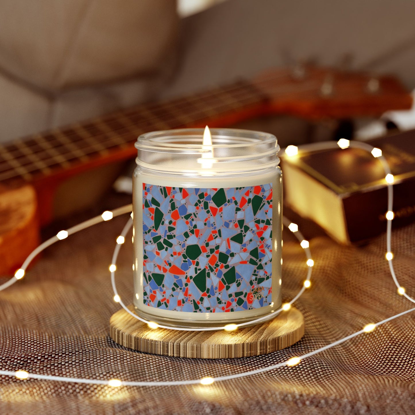 Candle // "Blossoming" Terrazzo Art Print