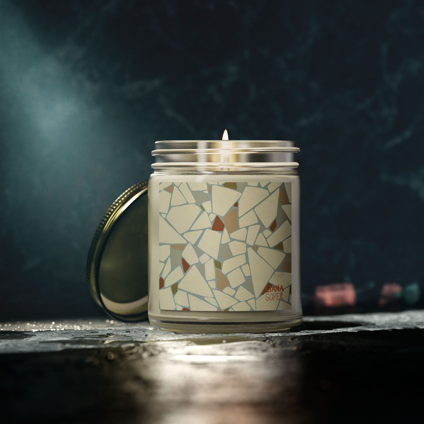 Candle // "End Of Summer" Terrazzo Art Print