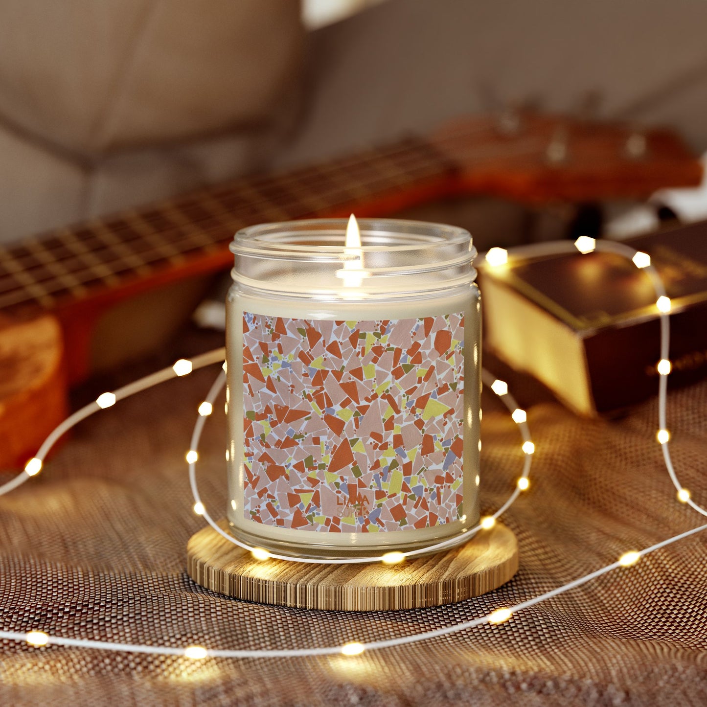 Candle // "Citrus" Terrazzo Art Print