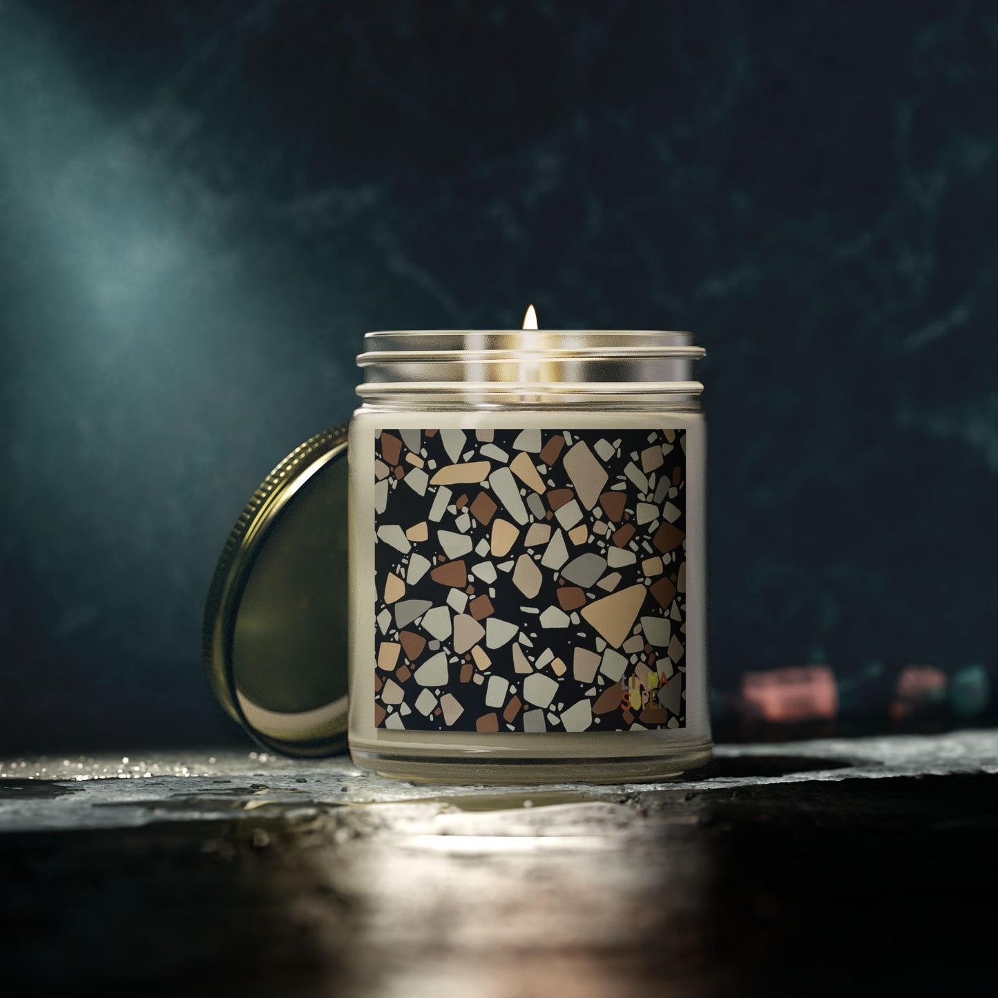 Candle // "Hey, It's Me" Terrazzo Art Print