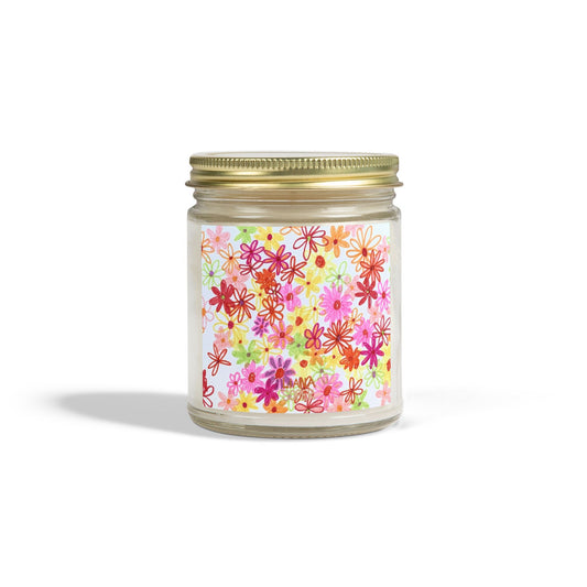 Candle // "I Deserve It" Flower Art Print