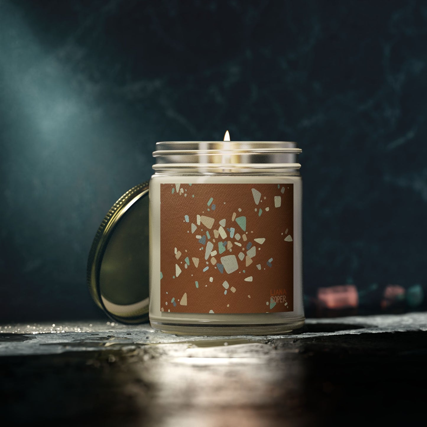 Candle // "It's Happening" Terrazzo Art Print