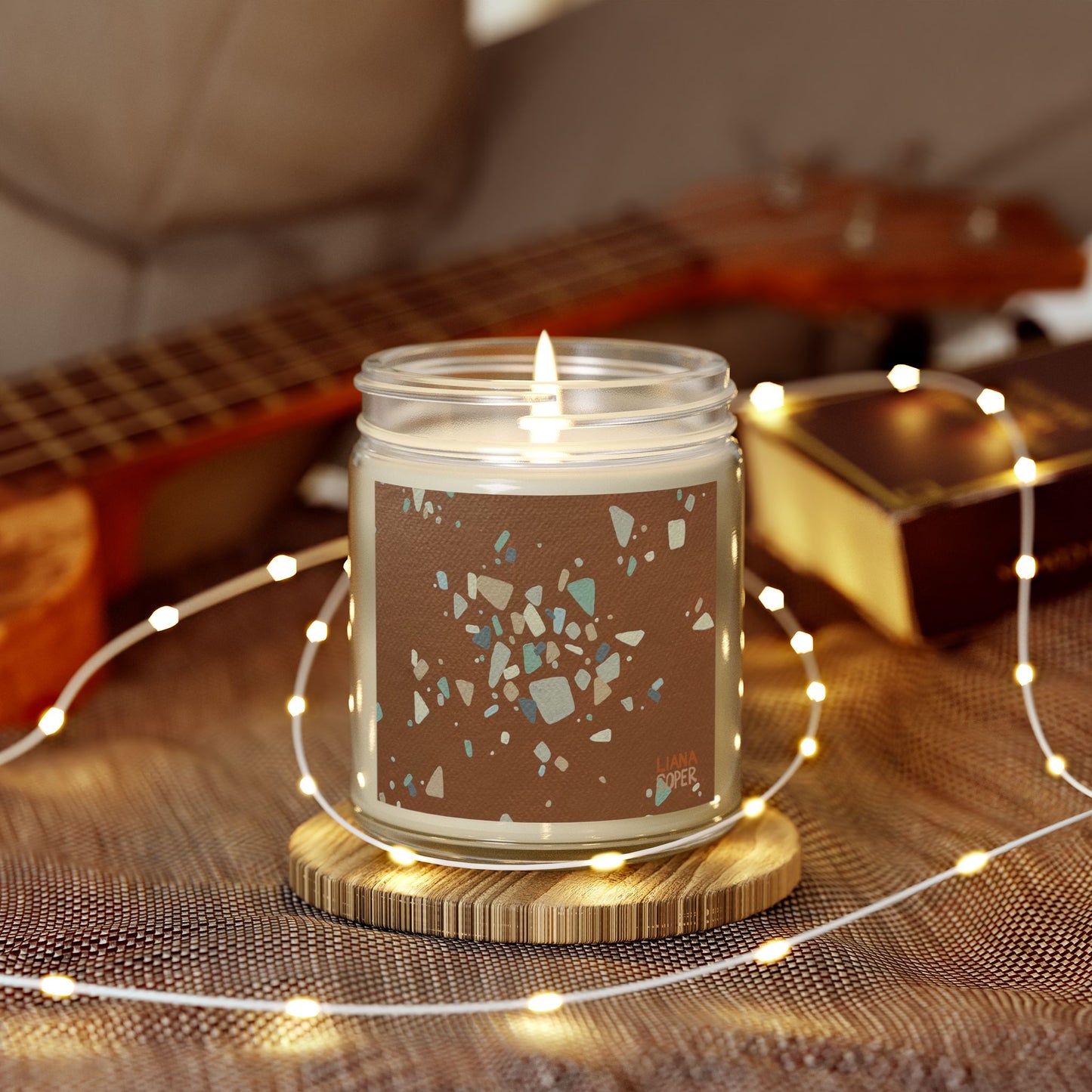 Candle // "It's Happening" Terrazzo Art Print
