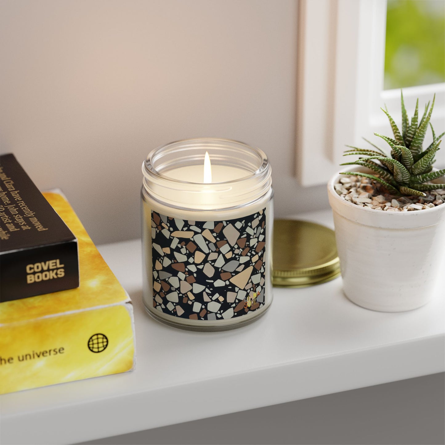 Candle // "Hey, It's Me" Terrazzo Art Print
