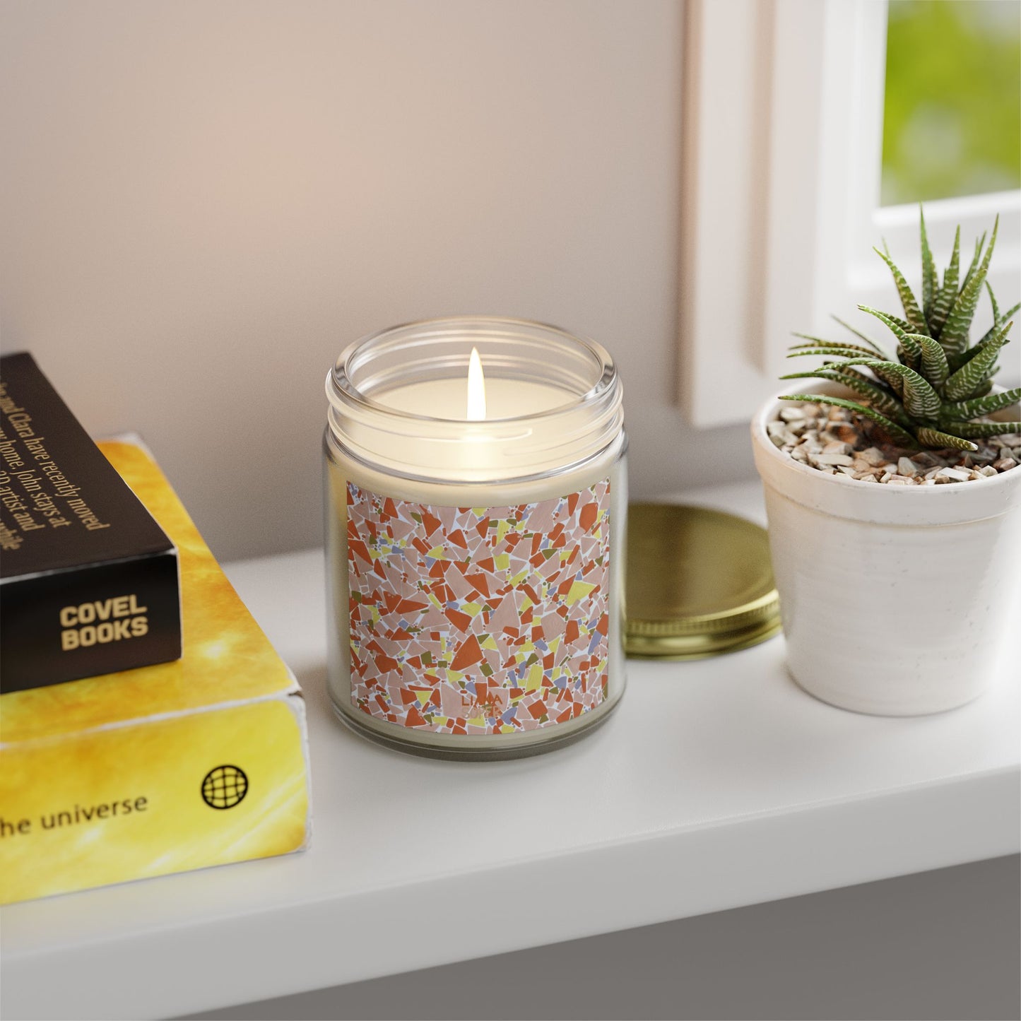 Candle // "Citrus" Terrazzo Art Print