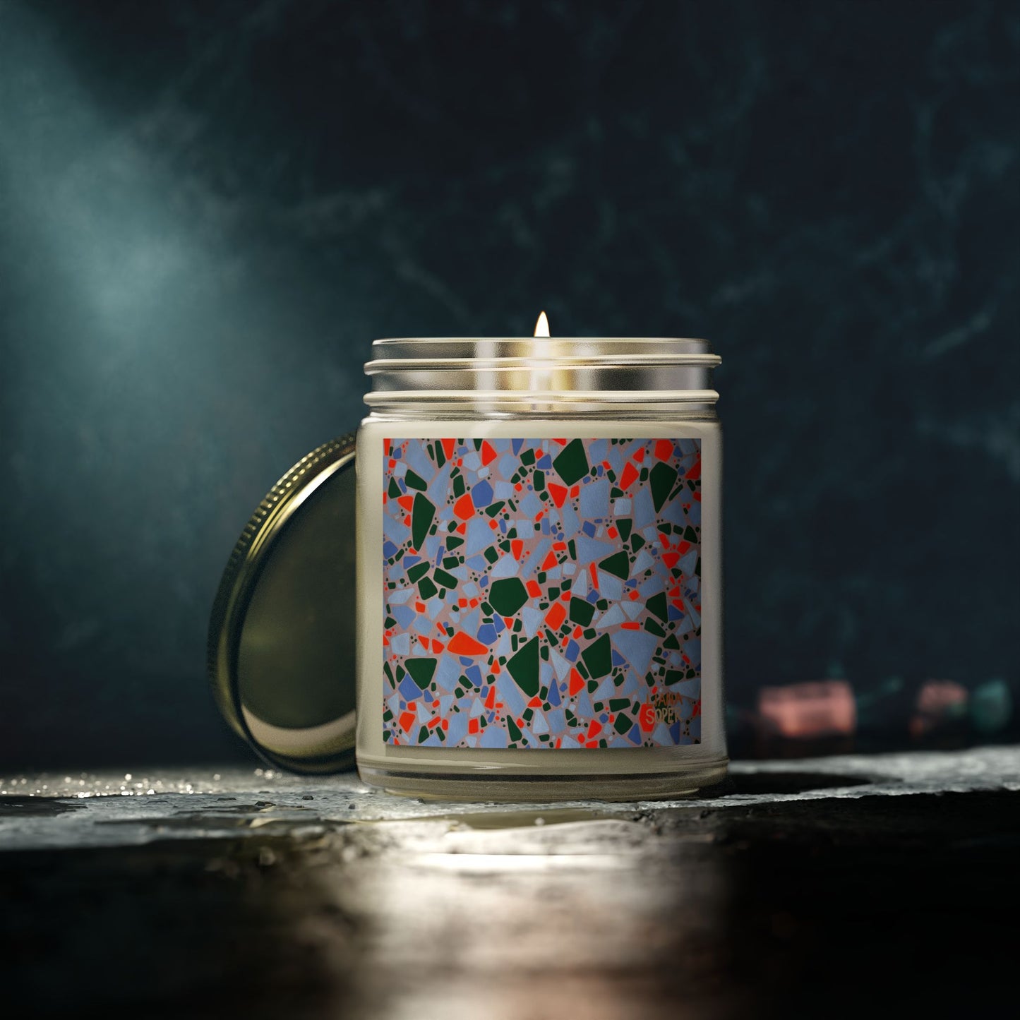 Candle // "Blossoming" Terrazzo Art Print